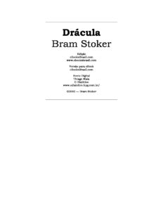 baixar pdf dracula bram stoker
