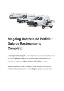 baixar pdf magalog rastreio de pedido guia de rastreamento