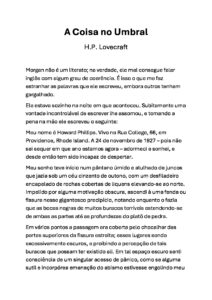 baixar pdf a coisa no umbral h p lovecraft