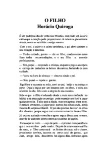baixar pdf o filho horacio quiroga