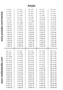 baixar pdf tabuada